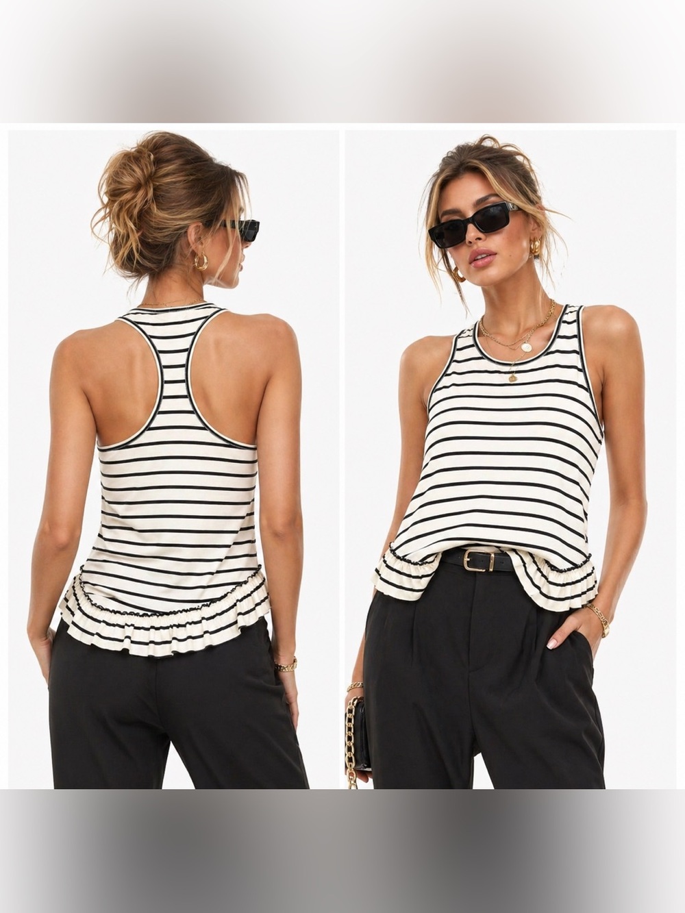 New Kate Spade ruffle tank XS/S